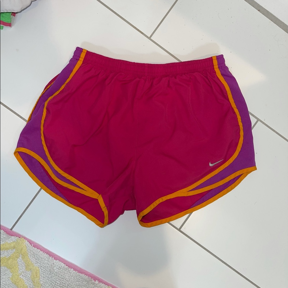 Nike DRI-FIT shorts & pink, purple, orange